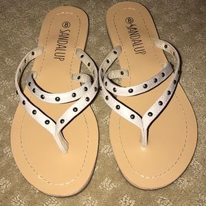 Lightly worn sandals